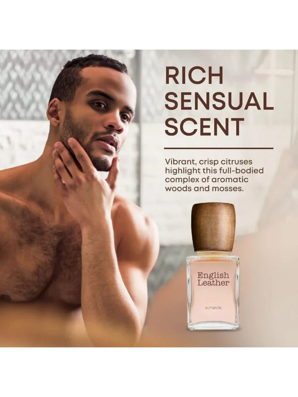 Men's Aftershave 3.4oz | English Leather Scent | Refreshing & Long-Lasting